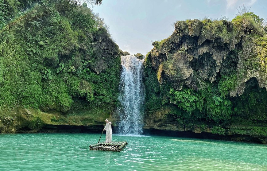 Las cascadas de Chieng Khoa aún son pocas conocidas por los visitantes. (Foto: Vietnam+)