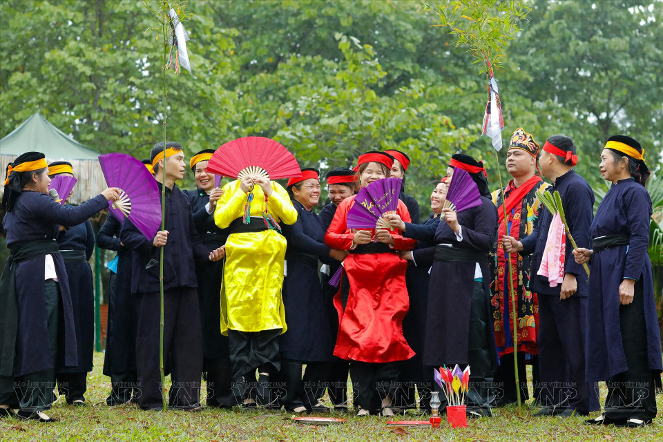 El festival tiene como objetivo expresar la gratitud y el respeto hacia la naturaleza y pedir por una abundante cosecha. (Foto: Revista Ilustrada de Vietnam)