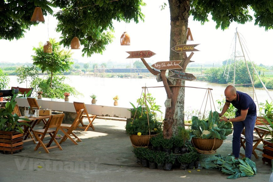 Las obras son parte de un proyecto para embellecer el área de producción agrícola (Foto: VNA) 