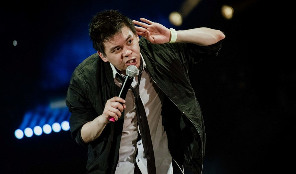 Vinh Khuat, artista alemán de origen vietnamita en el Festival (Foto: Vietnam+) 