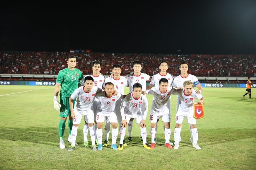 Partido entre Vietnam e Indonesia en el estadio Kapten I Wayan Dipta en Bali. (Fuente: VNA)