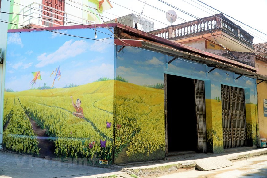 Las obras son parte de un proyecto para embellecer el área de producción agrícola (Foto: VNA) 