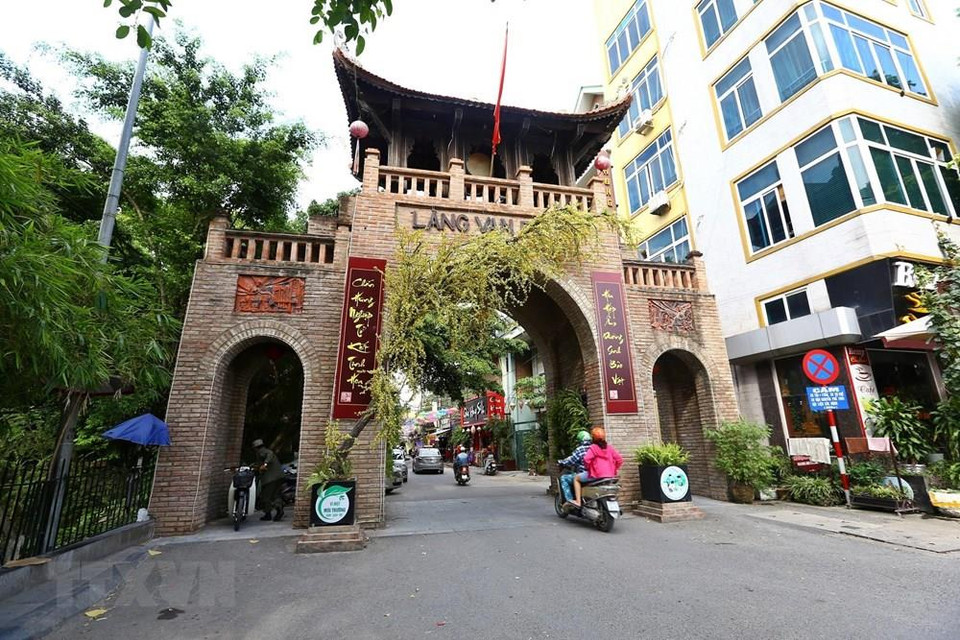 El pueblo de seda Van Phuc está a unos 11 km del centro de Hanoi al noroeste. (Foto: VNA)