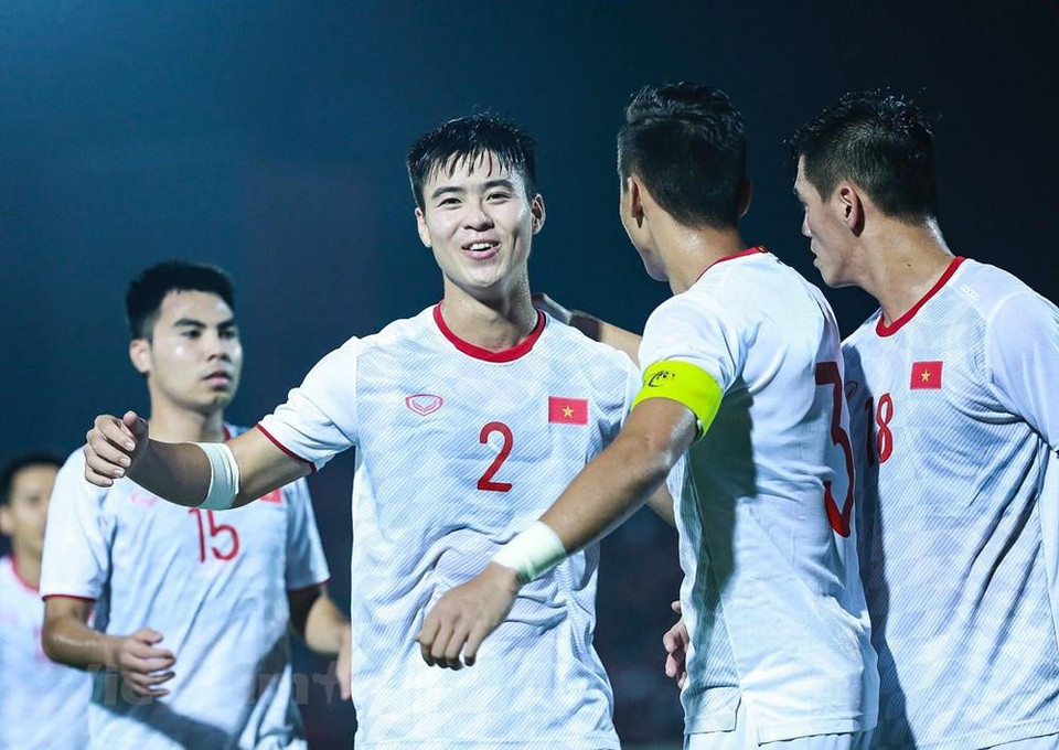 Partido entre Vietnam e Indonesia en el estadio Kapten I Wayan Dipta en Bali. (Fuente: VNA)