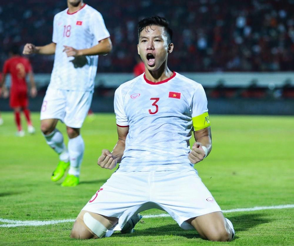 Partido entre Vietnam e Indonesia en el estadio Kapten I Wayan Dipta en Bali. (Fuente: VNA)