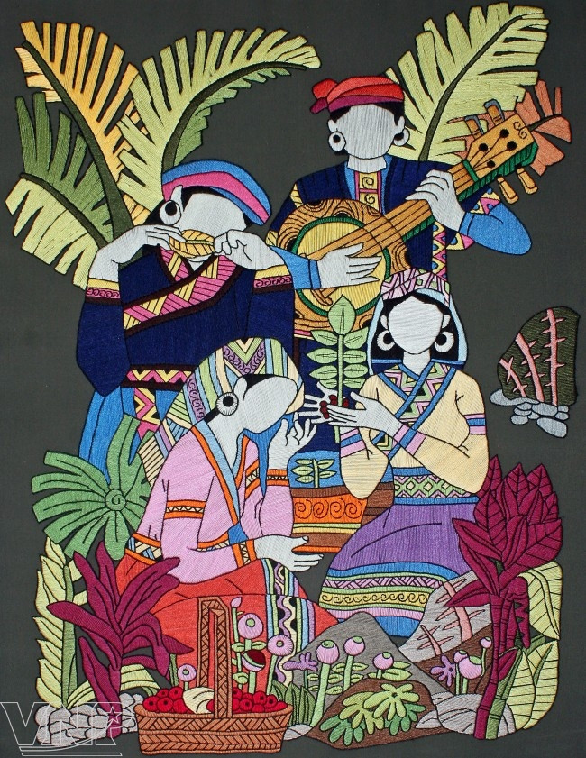 "Cantando en la aldea" (Fuente: Revista Vietnam)