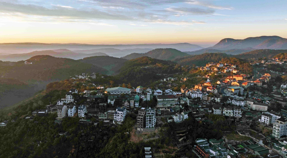 Amanecer en la ciudad de Da Lat (Fuente: VNA)