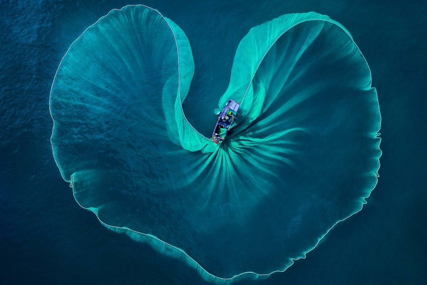 La foto "El corazón del mar" de Nguyen Phuoc Hoai (Foto: Comité Organizador)