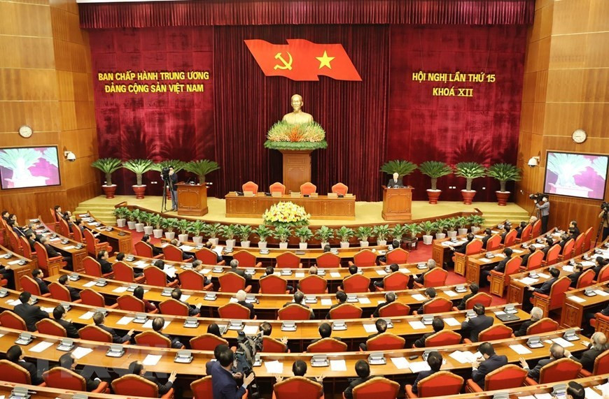 El XV pleno se centra también en los preparativos del XIII Congreso Nacional del PCV (Foto: VNA)