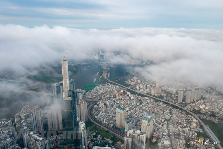 Ciudad Ho Chi Minh vista desde arriba. (Foto: Vietnam +)