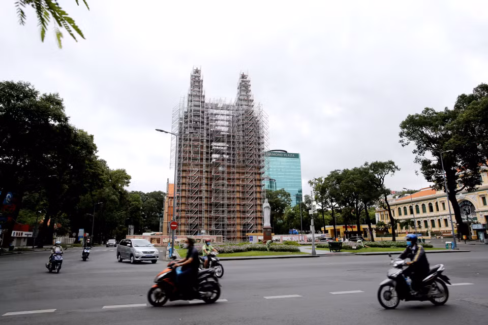 La Catedral de Notre Dame en el distrito 1. (Foto: VNA)