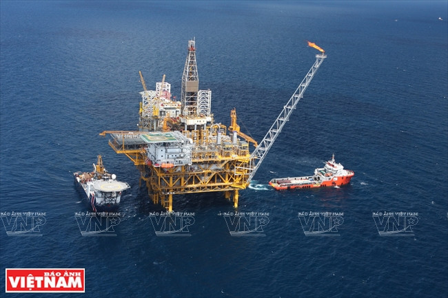  Explotación petrolera en la plataforma de Vung Tau.