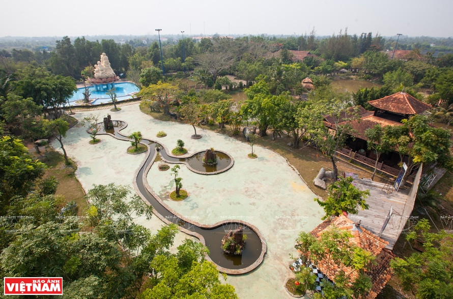 Una esquina del antiguo pueblo de Phuoc Loc Tho vista desde arriba. (Foto: Revista Vietnam)