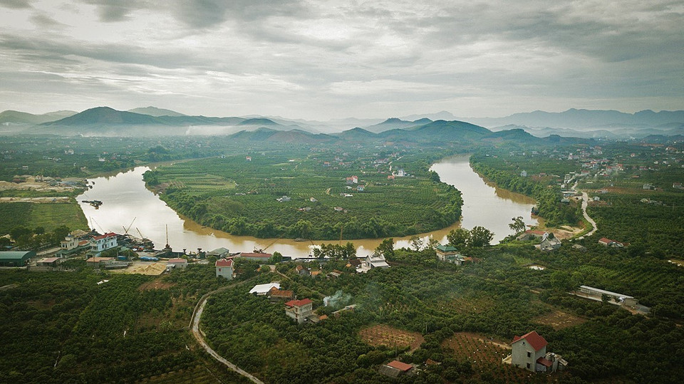 La cuenca del río Luc Nam es una zona económica agrícola importante con grandes potencialidades para el desarrollo turístico de la provincia de Bac Giang. (Foto: VNA)