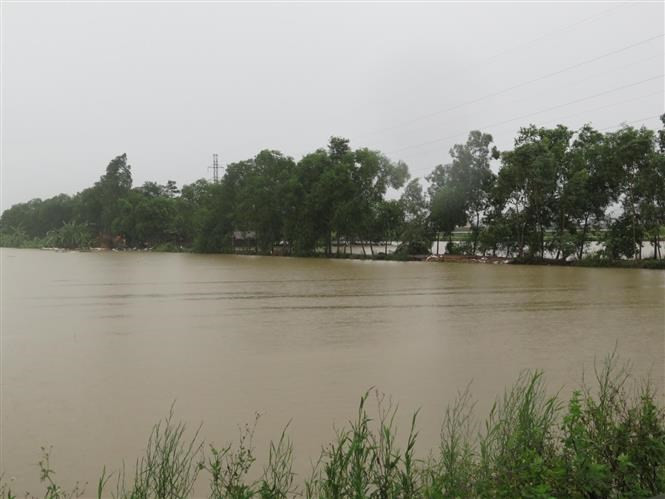La tormenta Son Tinh aterrizó en la costa central el 18 de julio (Fuente: VNA)