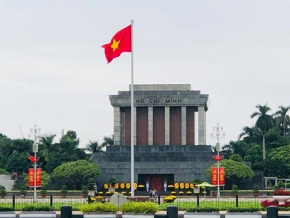 Mausoleo dedicado al Presidente Ho Chi Minh en la plaza Ba Dinh. (Foto: VNA)