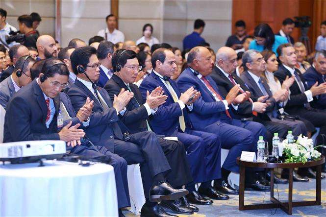 Efectúan en Hanoi Foro Empresarial Vietnam- Egipto (Fuente: VNA)
