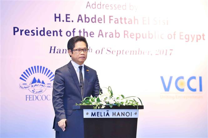 Efectúan en Hanoi Foro Empresarial Vietnam- Egipto (Fuente: VNA)