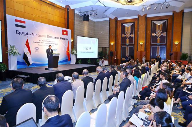 Efectúan en Hanoi Foro Empresarial Vietnam- Egipto (Fuente: VNA)
