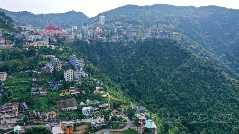 Una vista panorámica del pueblo Tam Dao desde arriba. (Fuente: Revista Ilustrada de Vietnam)