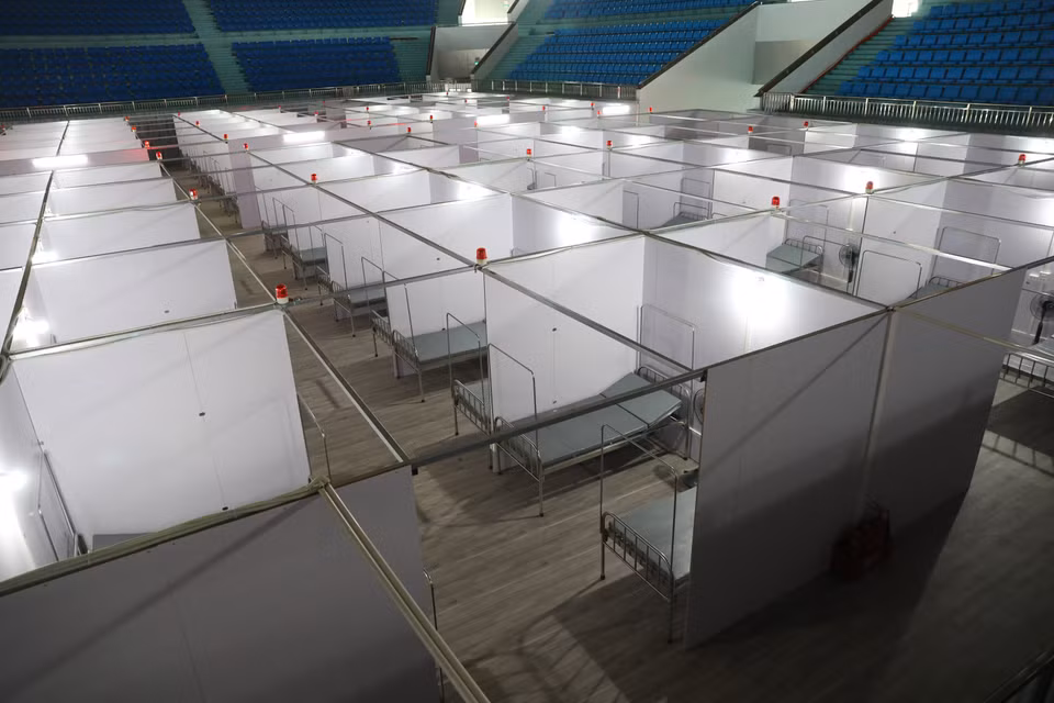 Dentro del establecimiento, las 620 camas están básicamente instaladas (Foto: VNA)