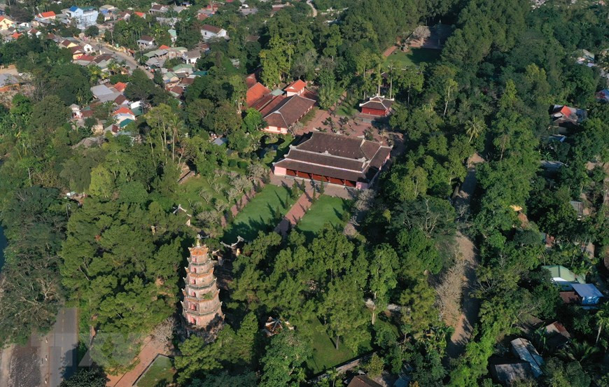El panorama de la pagoda Thien Mu (Fuente: VNA) 