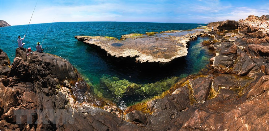 La belleza salvaje de la cueva Rai en el complejo turístico de la Reserva de la Biosfera de Nui Chua. (Foto: VNA)