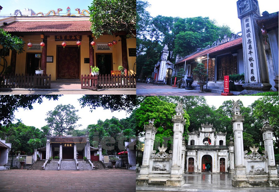 Se tratan de los templos Bach Ma, Voi Phuc, Kim Lien y Quan Thanh. 