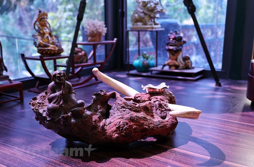 El trabajo está asociado con el clásico "Diez Toros", de 10 pinturas famosas de pastoreo de búfalos en el budismo (Foto: Vietnam +)