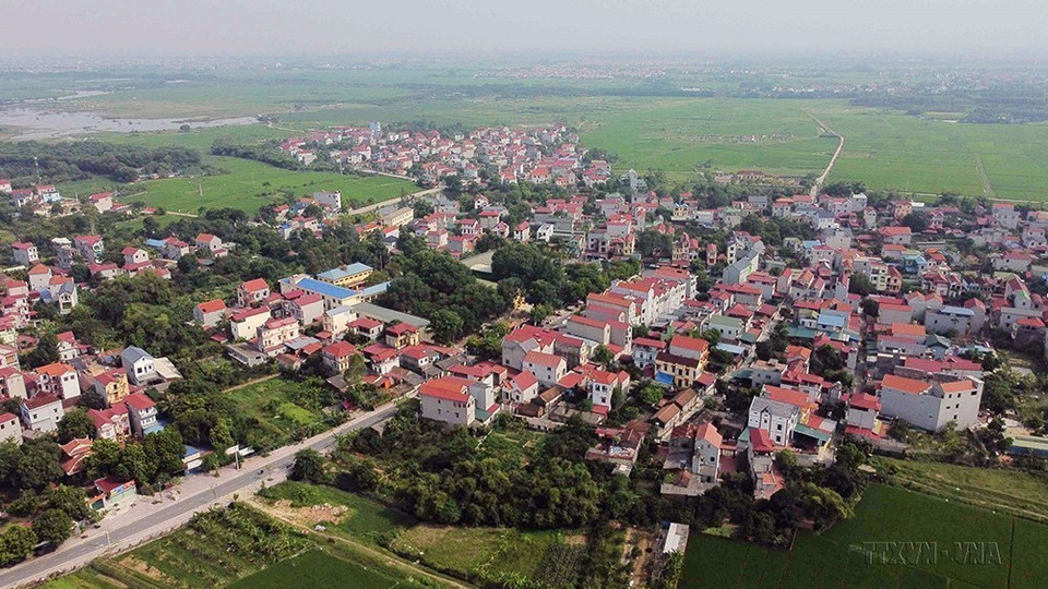 La zona rural del distrito de Soc Son está cambiando día a día con instalaciones sincrónicas y civilizadas. (Foto: VNA)