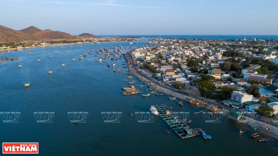 Dam Nai es una laguna de unas mil 200 hectáreas en el distrito de Ninh Hai, provincia de Ninh Thuan (Fuente: VNA)