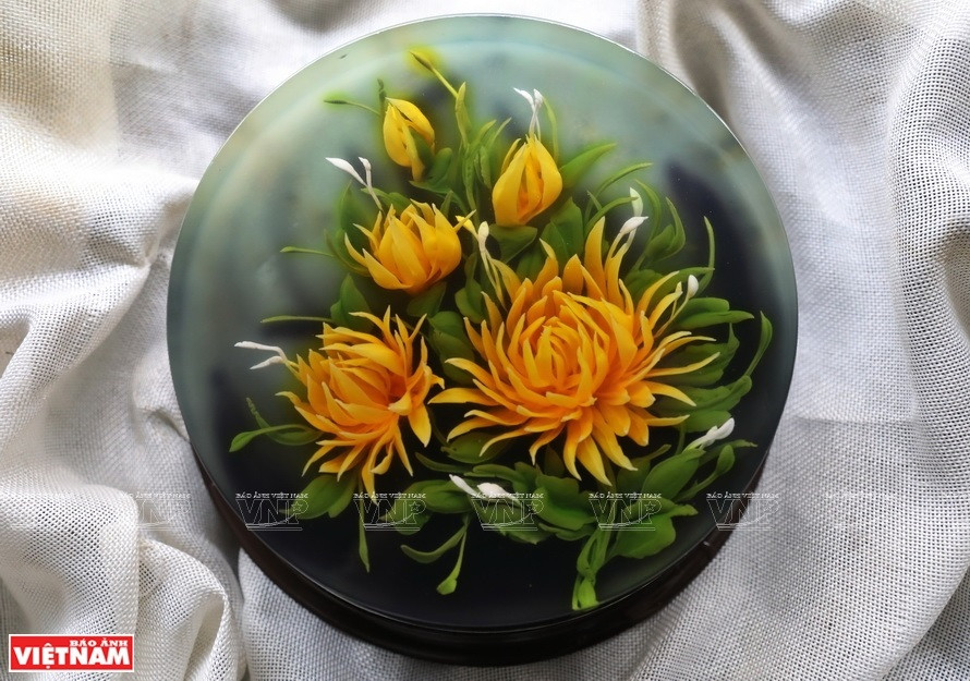 Un pastel de gelatina 3D (Foto: VNA)