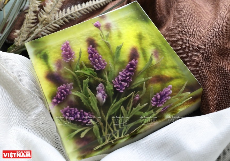 Un pastel de gelatina 3D (Foto: VNA)