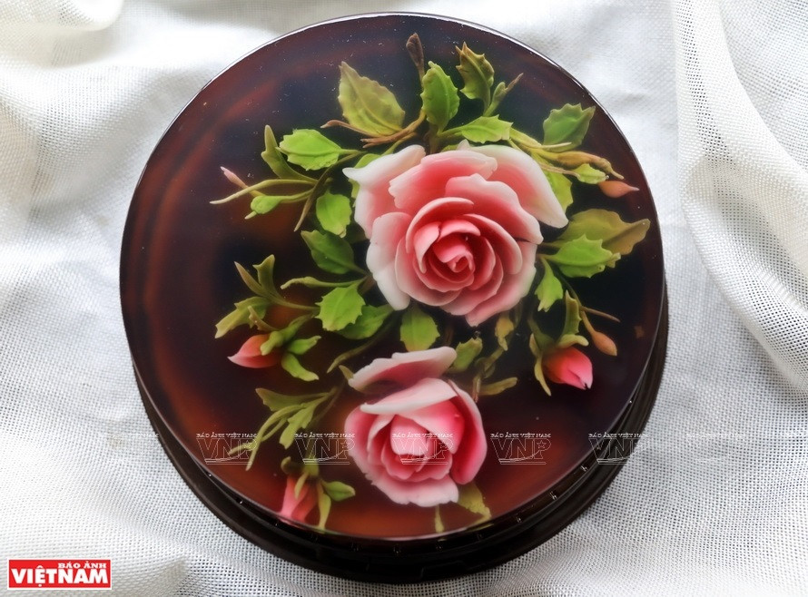 Un pastel de gelatina 3D (Foto: VNA)
