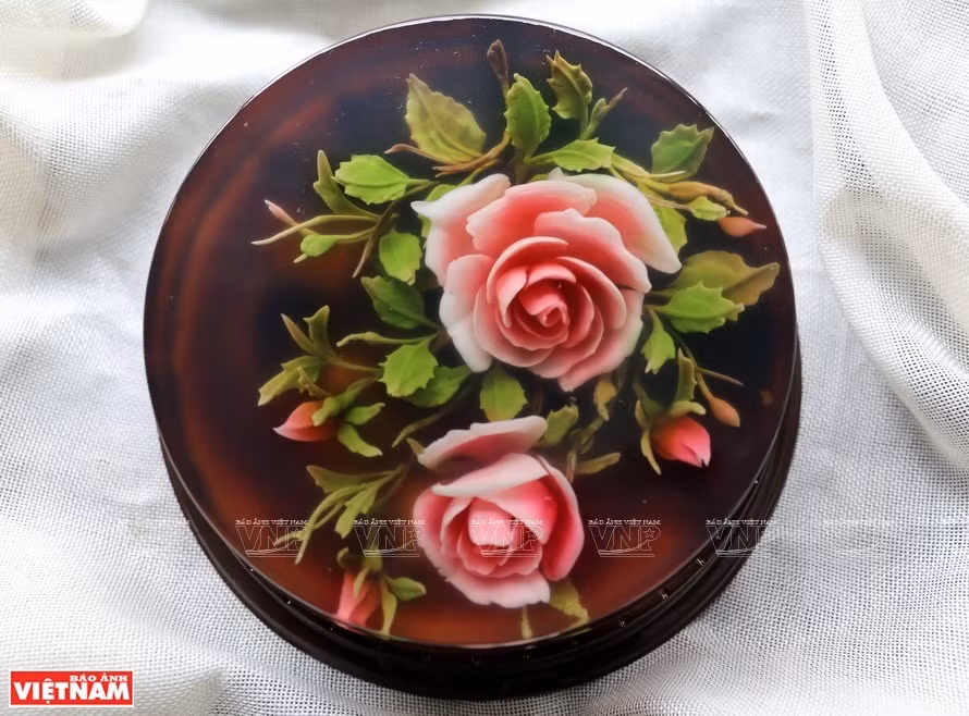Un pastel de gelatina 3D (Foto: VNA)
