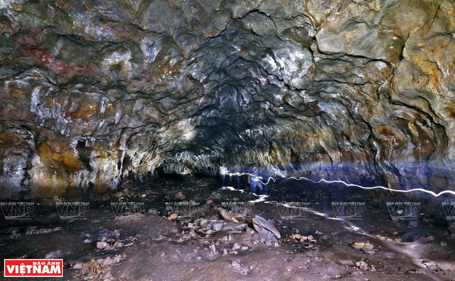 La belleza de la cúpula dentro de la cueva C9 (Foto: VNA)