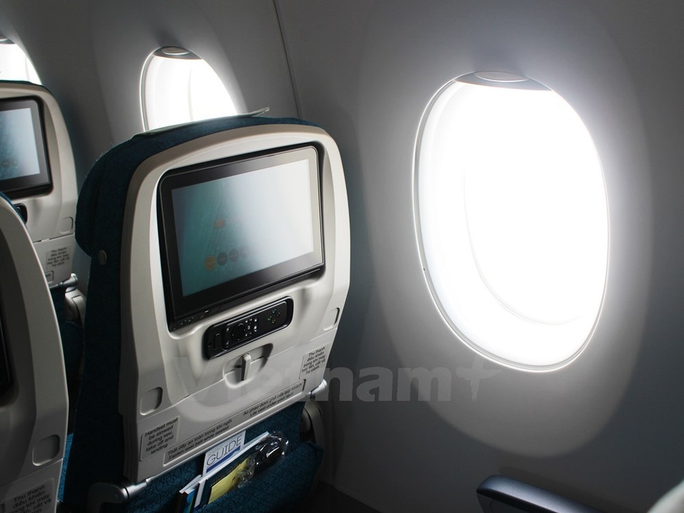 El A350 es también el avión con mayor superficie de ventana en la actualidad (Fuente: VNA)