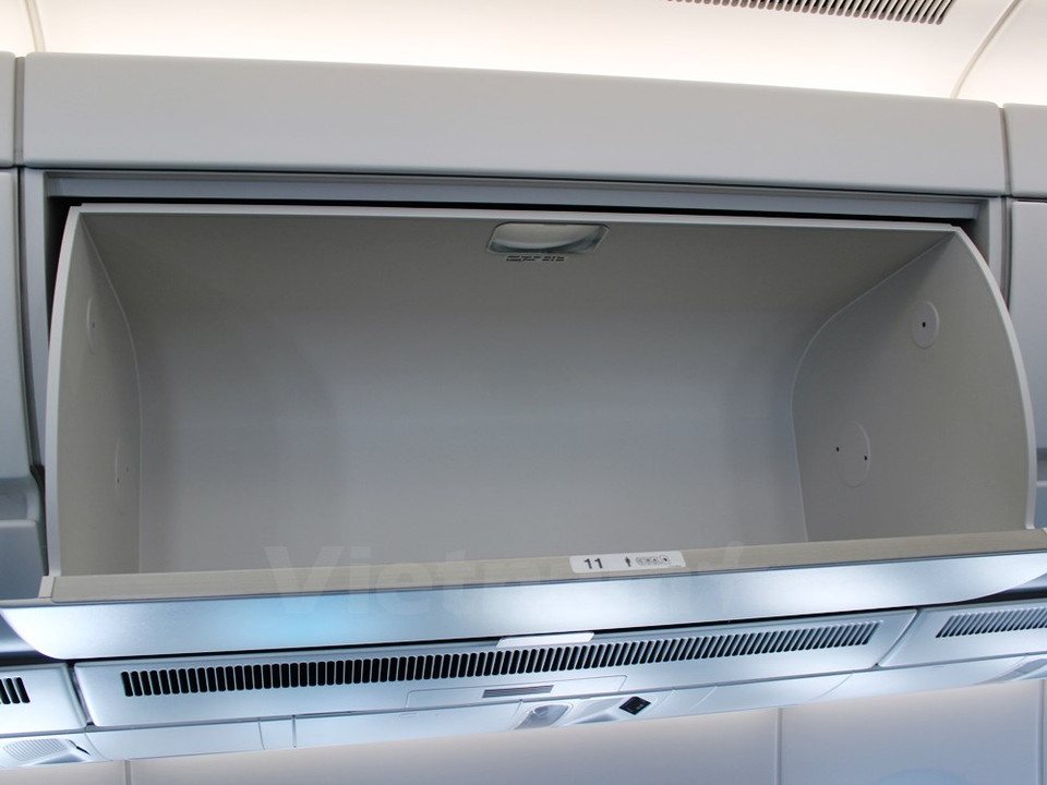 El huacal puede conservar dos maletas (en clase económica) o tres (clase de negocios) 