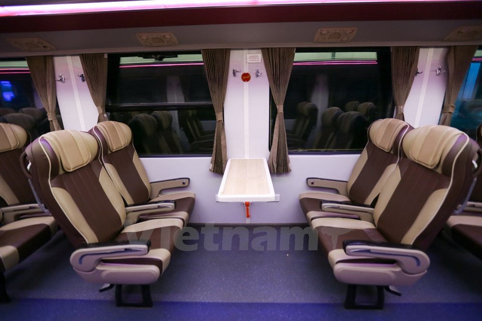 Los asientos cómodos (Foto: Minh Sơn/Vietnam+)