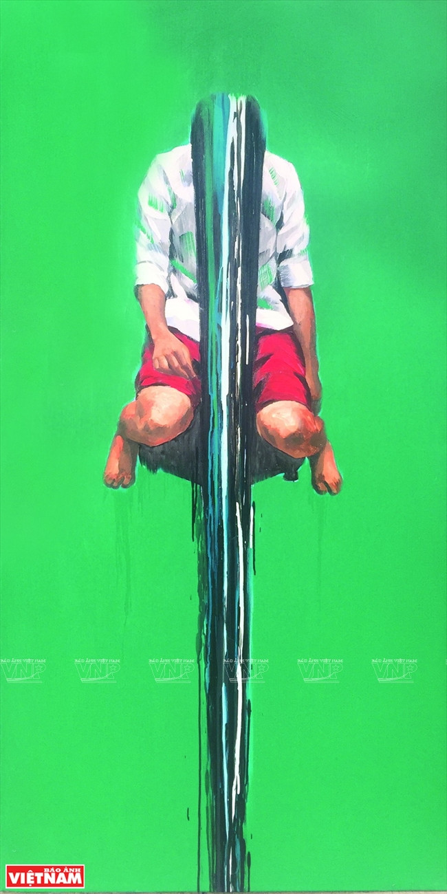 "Agotado", de Nguyen Trong Minh.(Fuente: VNA)