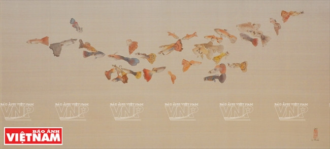 "Espacio blanco", de Le Thuy.(Fuente: VNA)