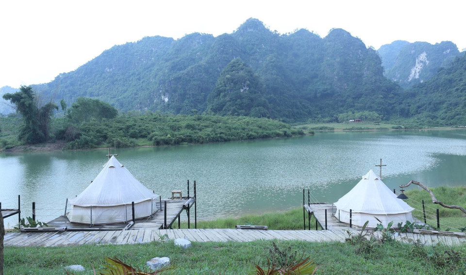 El campamento Michi Camp está ubicado cerca del lago de Nong Dung, en el pueblo de Tan Lai, comuna de Huu Lien (Huu Lung, Lang Son). (Fuente: VNA)