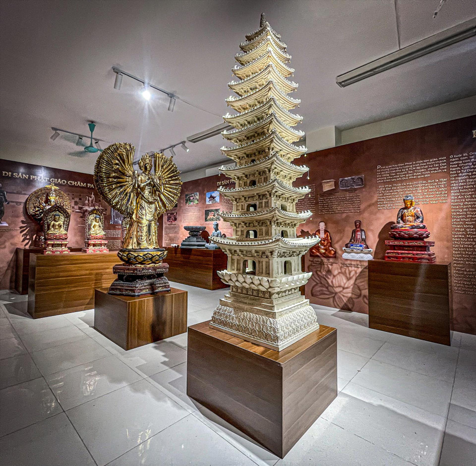 Productos 3D sobre la cultura budista digitalizados por el arquitecto Dinh Viet Phuong. (Fuente:VNA)