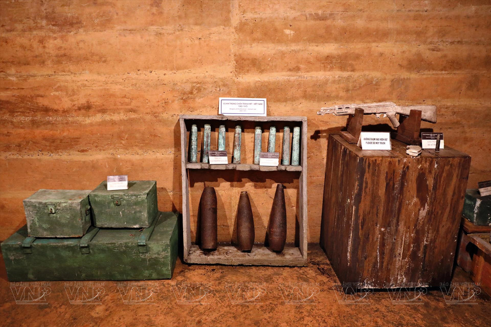 Se guardan artefactos que son armas de nuestros soldados. (Foto: VNA)