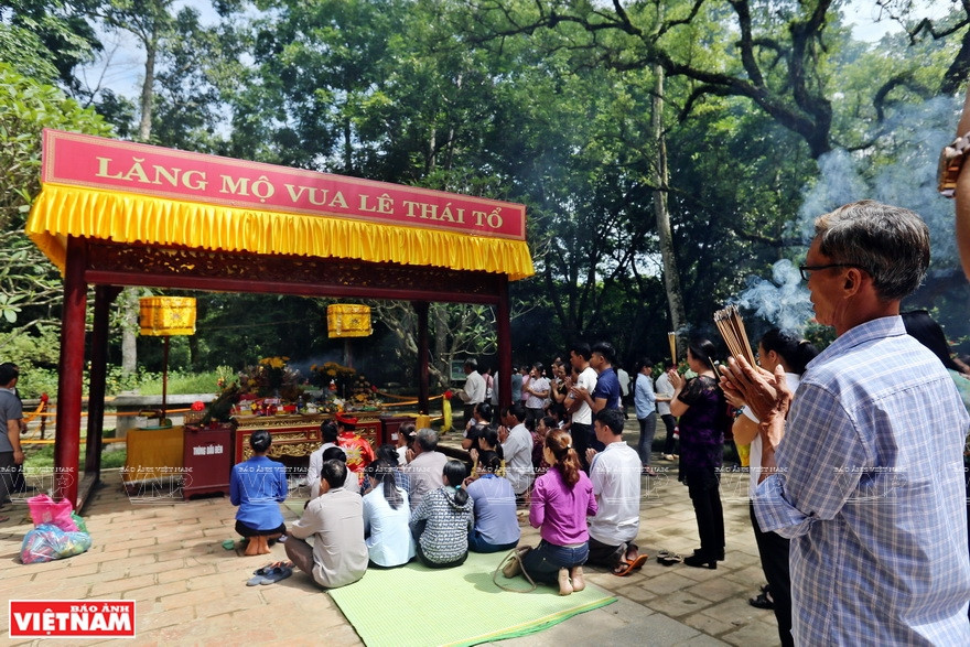 La reliquia nacional de Lam Kinh atrae a numerosos turistas cada año (Fuente: VNA)