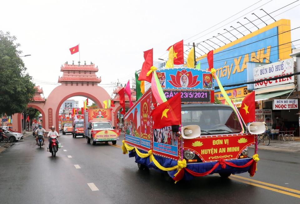 Provincia de Kien Giang en vísperas de la fecha de elecciones.