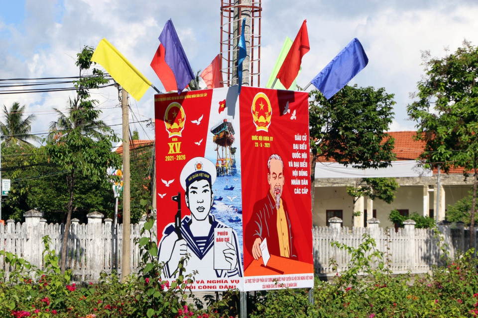 La isla de Con Dao lista para las elecciones legislativas.