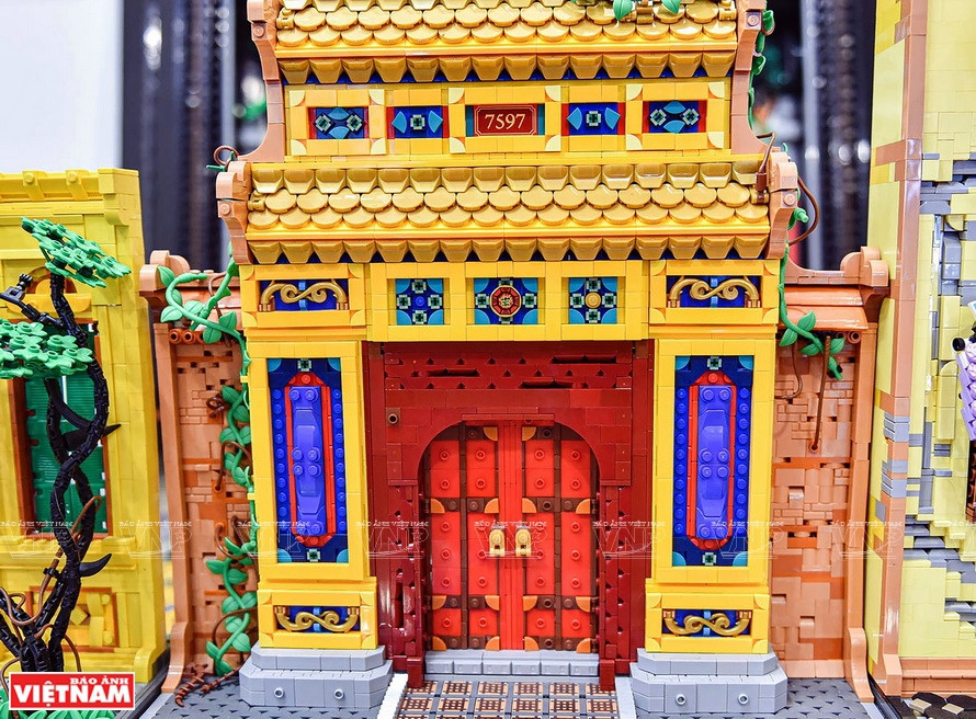 Una obra de Lego creada por Huy Hoang (Foto: VNA)