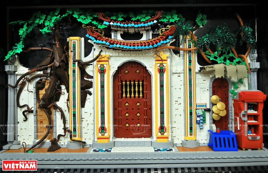 Una obra de Lego única de Huy Hoang (Foto: VNA)