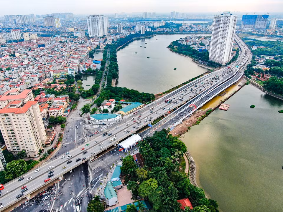 Periférico número 3 atraviesa la península de Linh Dam y conecta el centro de Hanoi con su entrada sur. (Foto: Diario Tin Tuc)